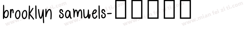 brooklyn samuels字体转换